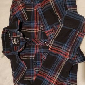 Route 66 plaid flannel shirt